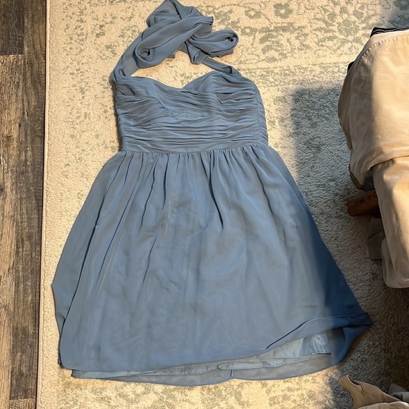 Alfred Angelo 7236 Halter Bridesmaid Dress Once Upon A Time Size 8 - Picture 7 of 10